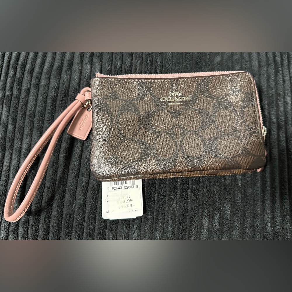 Coach NWT Double Wristlet